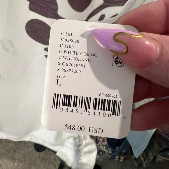 FP Movement by Free People White and Black Tank Top - Picture 6 of 7